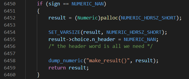 postgresql cast numeric