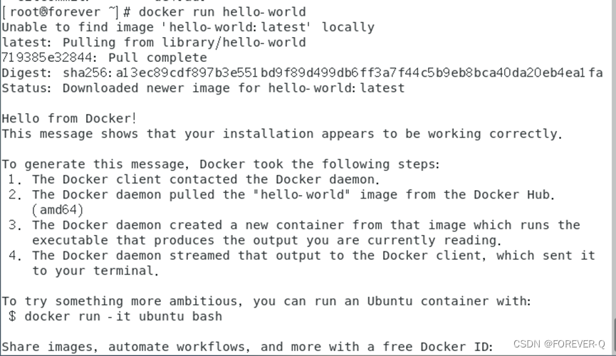 Linux中Docker详细安装说明