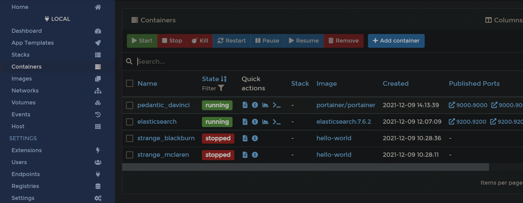 Docker deployment actual combat: Portainer - Programmer Sought