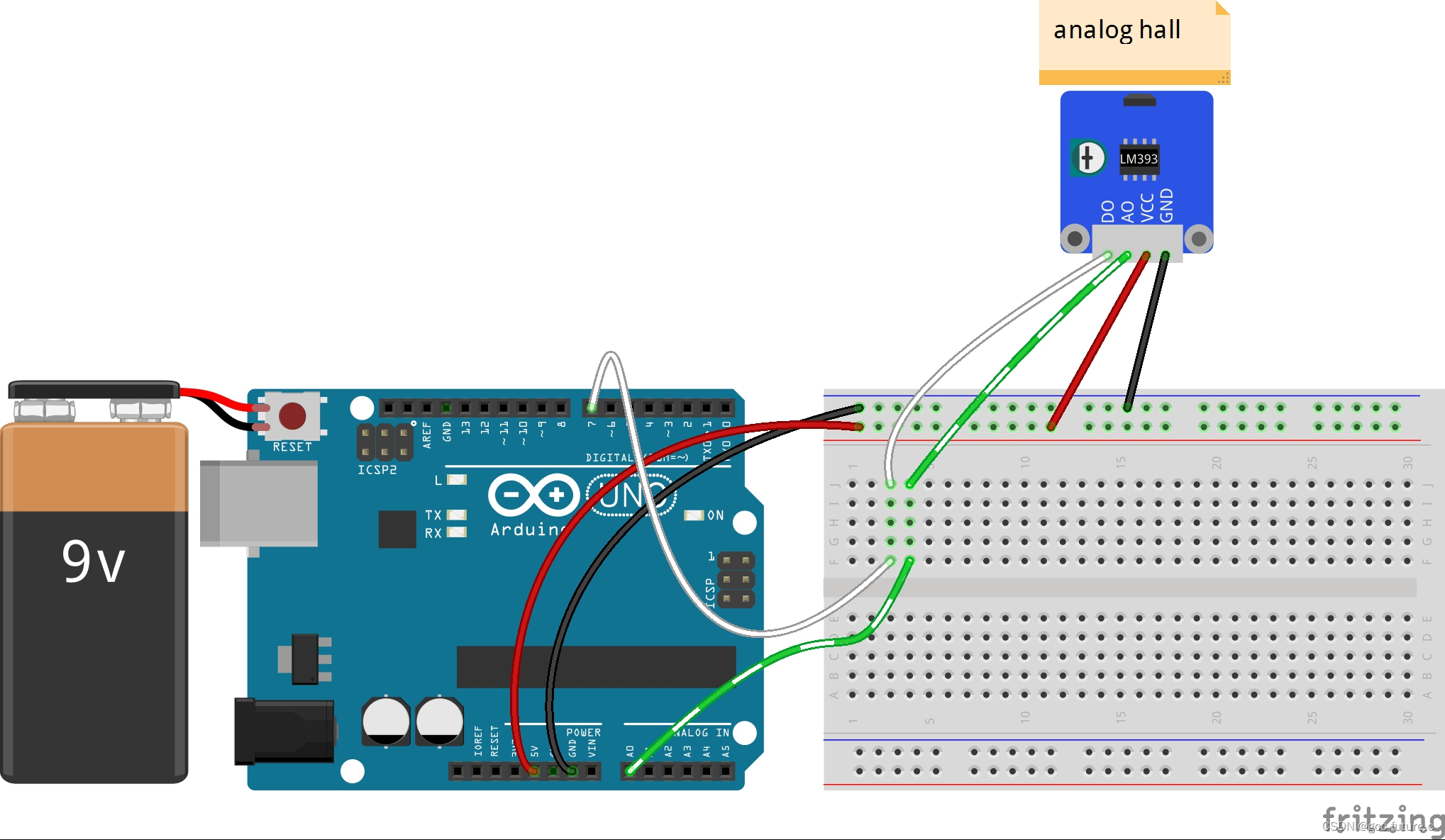 arduino控制模拟霍尔传感器_ardunio 霍尔传感器转速-CSDN博客