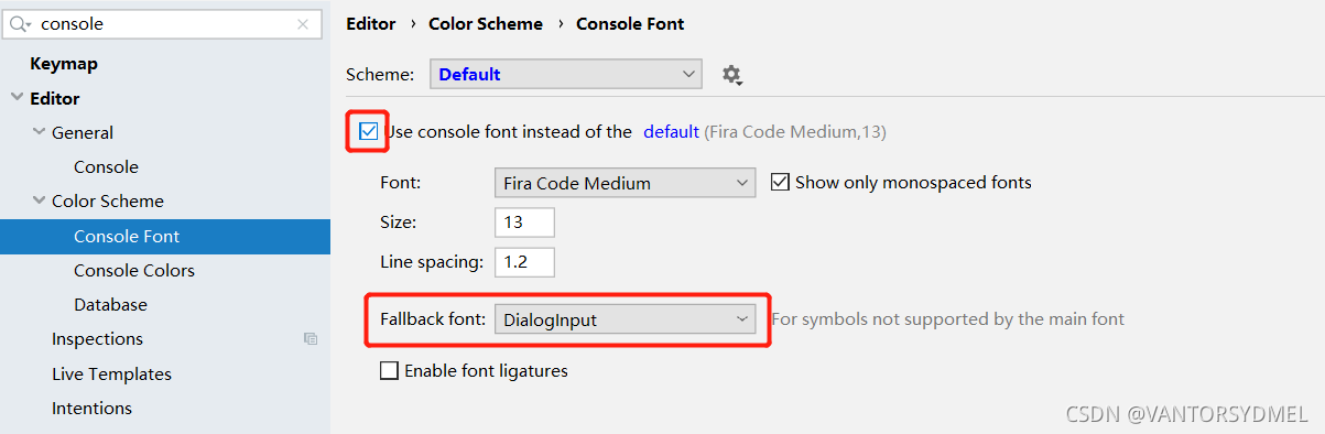 解决IDEA中文字体大小不一