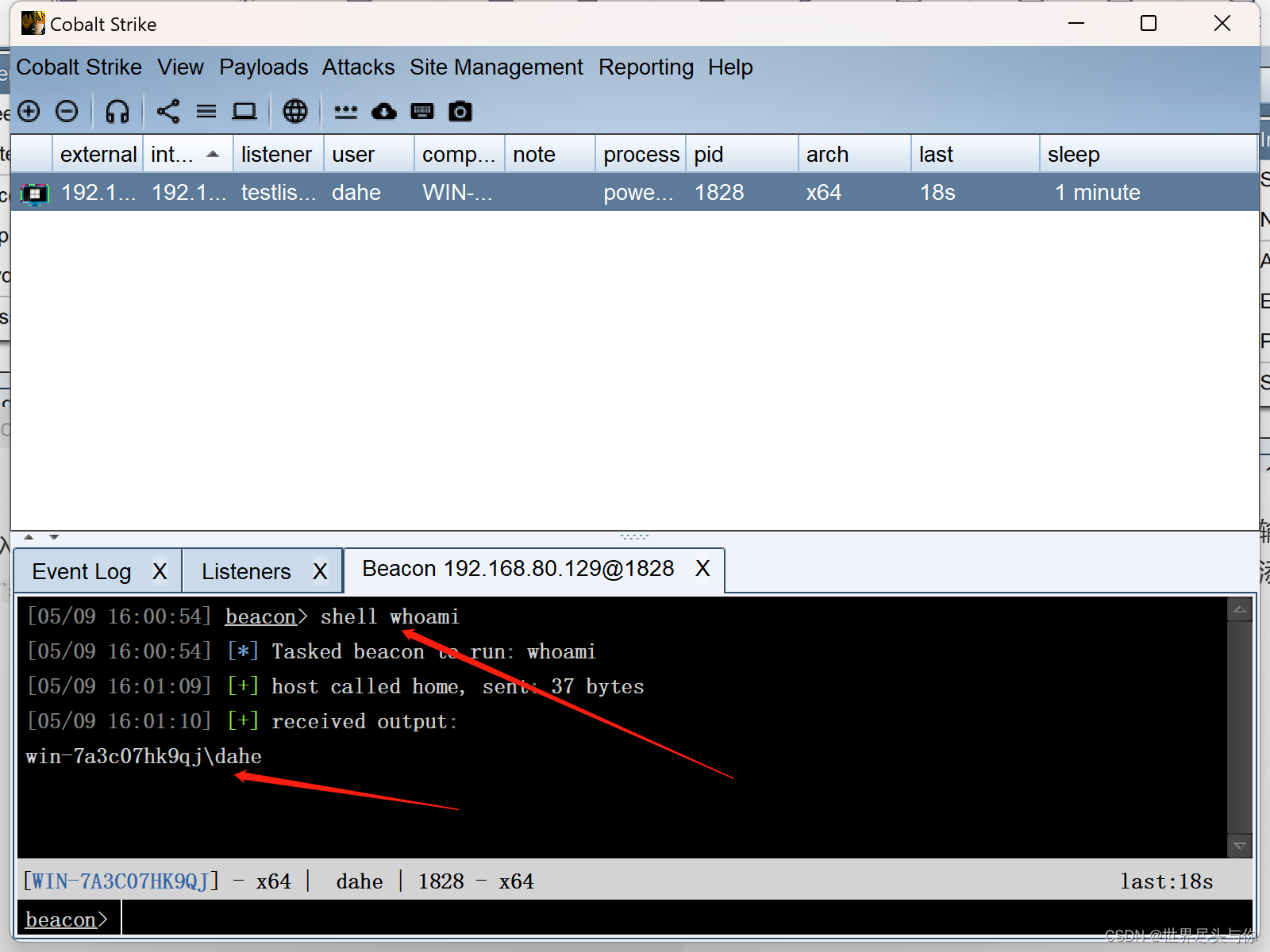 渗透测试神器CobaltStrike基本使用教程_csobalt strike linux对window进行渗透-CSDN博客