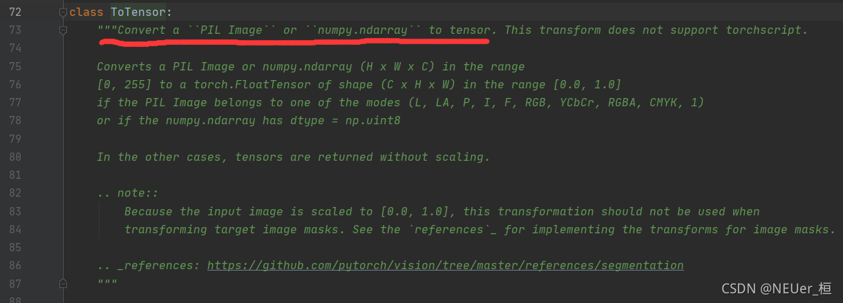 ToTensor