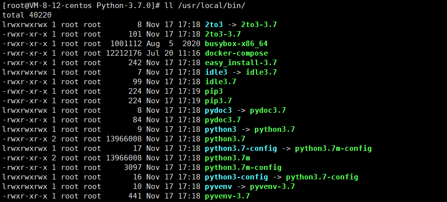 yum install python 3.7