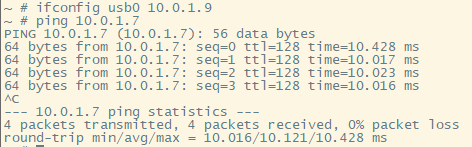 USB_Gadget复合驱动-通过RNDIS网络设备ping往PC端