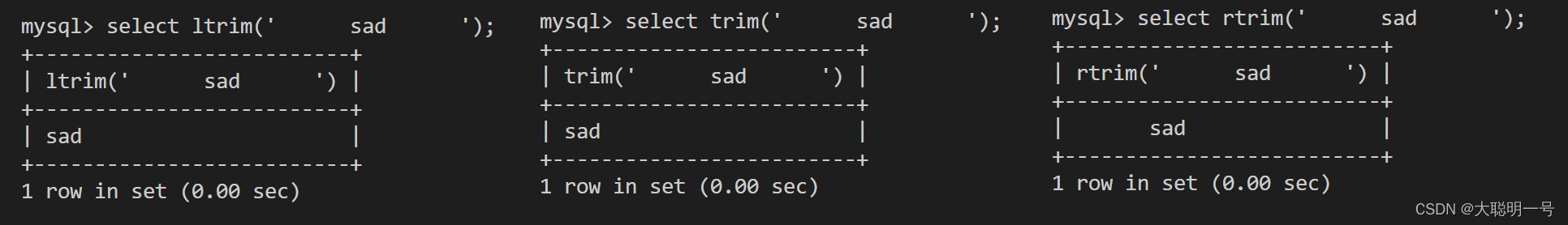 《MySQL》内置函数