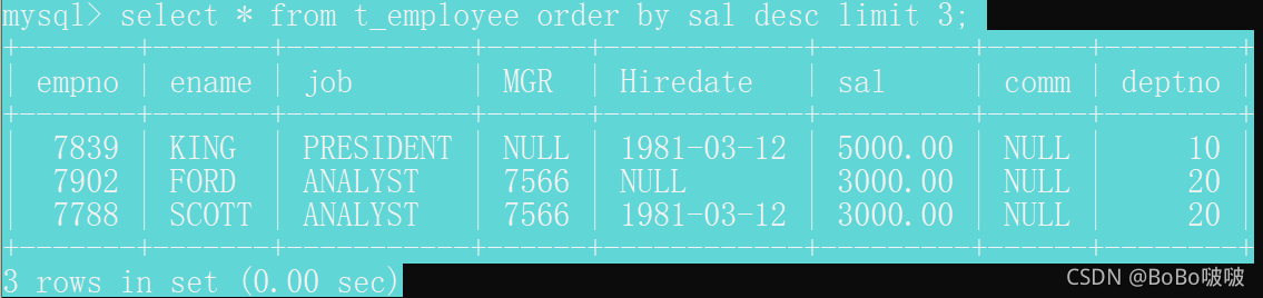 MySQL-- 限制数据查询(limit)_mysql的limit语句怎么查是全部数据-CSDN博客