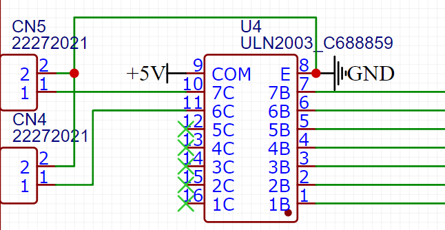 uln2003芯片引脚图图片