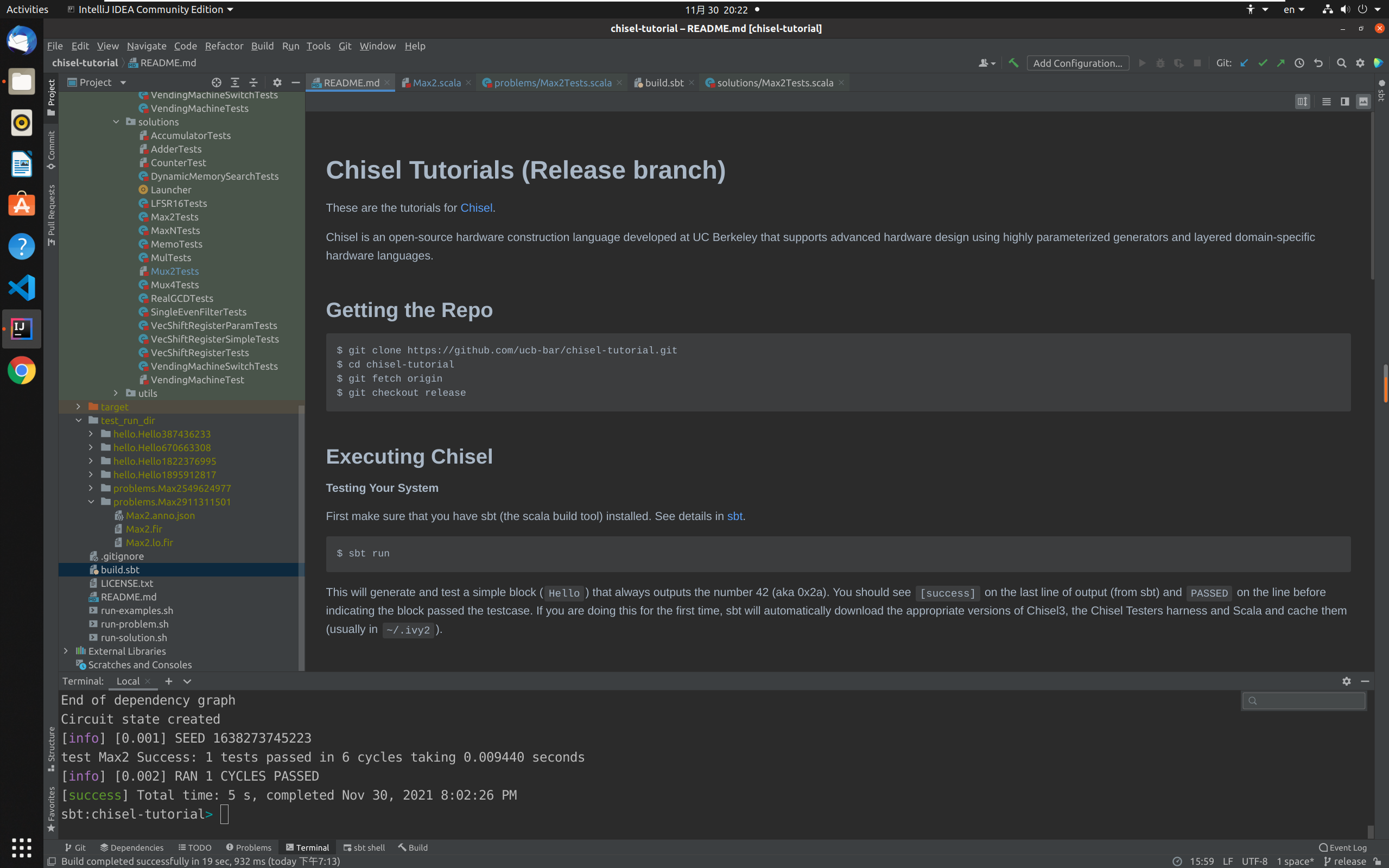 chisel学习笔记 （一）tutorial踩坑记录_chisel tutorialCSDN博客