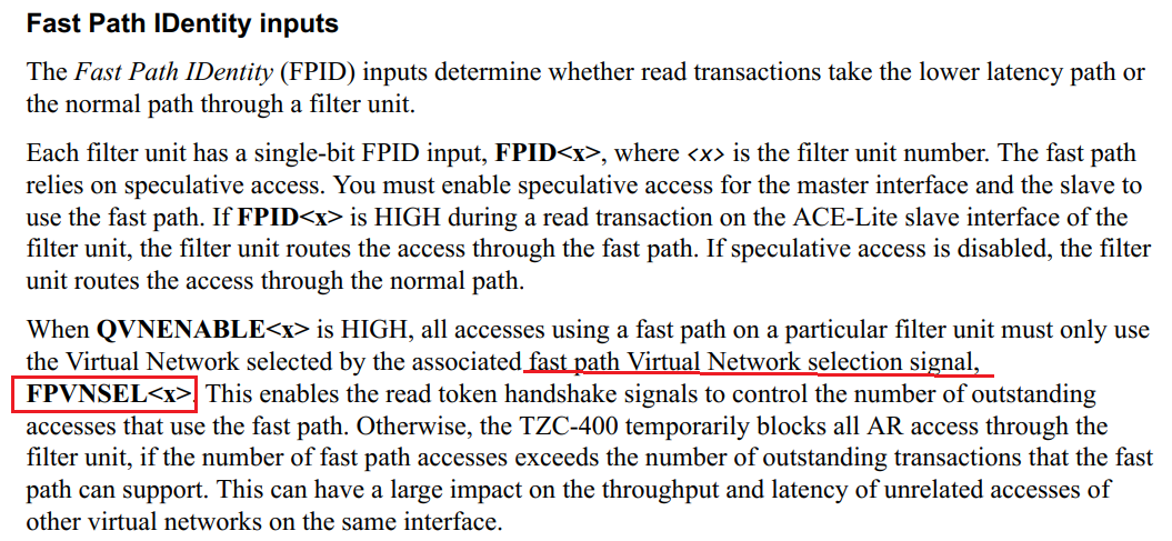 请教下，TZC400, Fast Path IDentity (FPID)这条路径，怎么判断能不能访问某个region