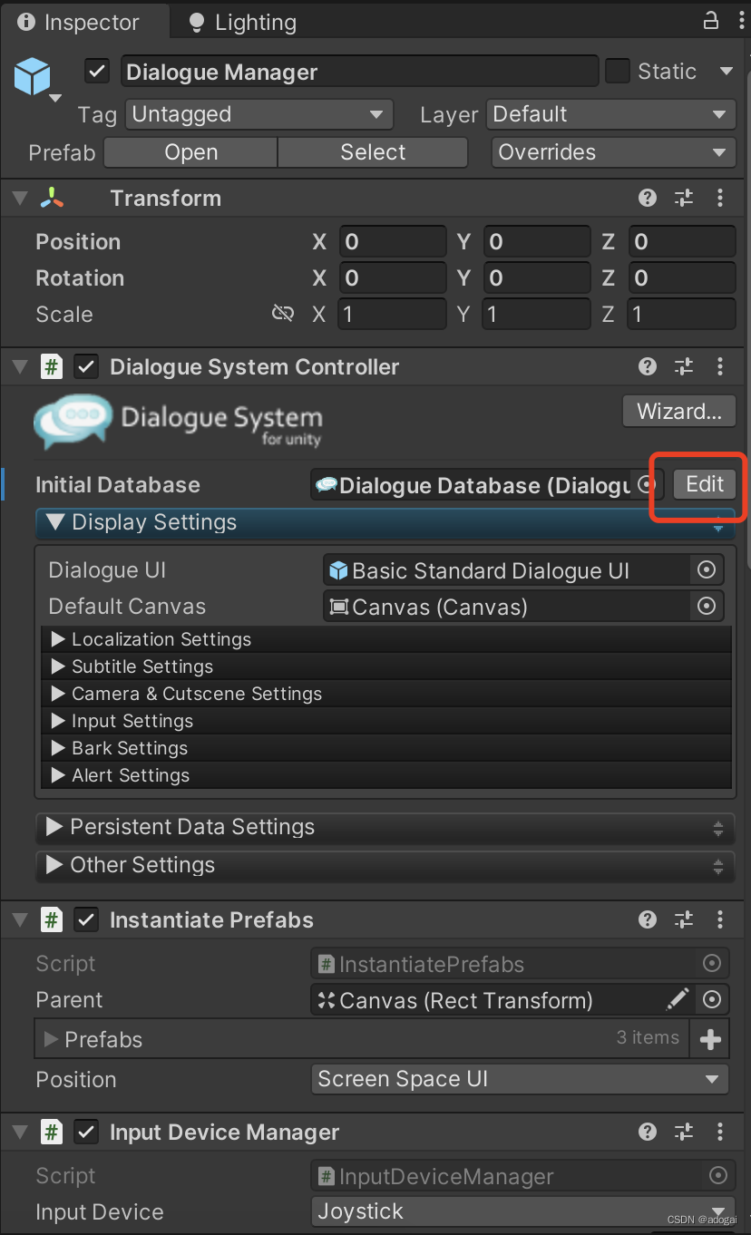 Dialogue System for Unity使用（二）实战_unity dialogue system-CSDN博客