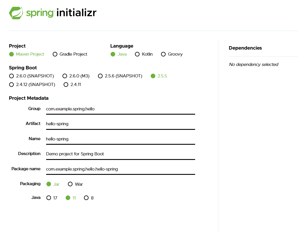 Springboot项目配置