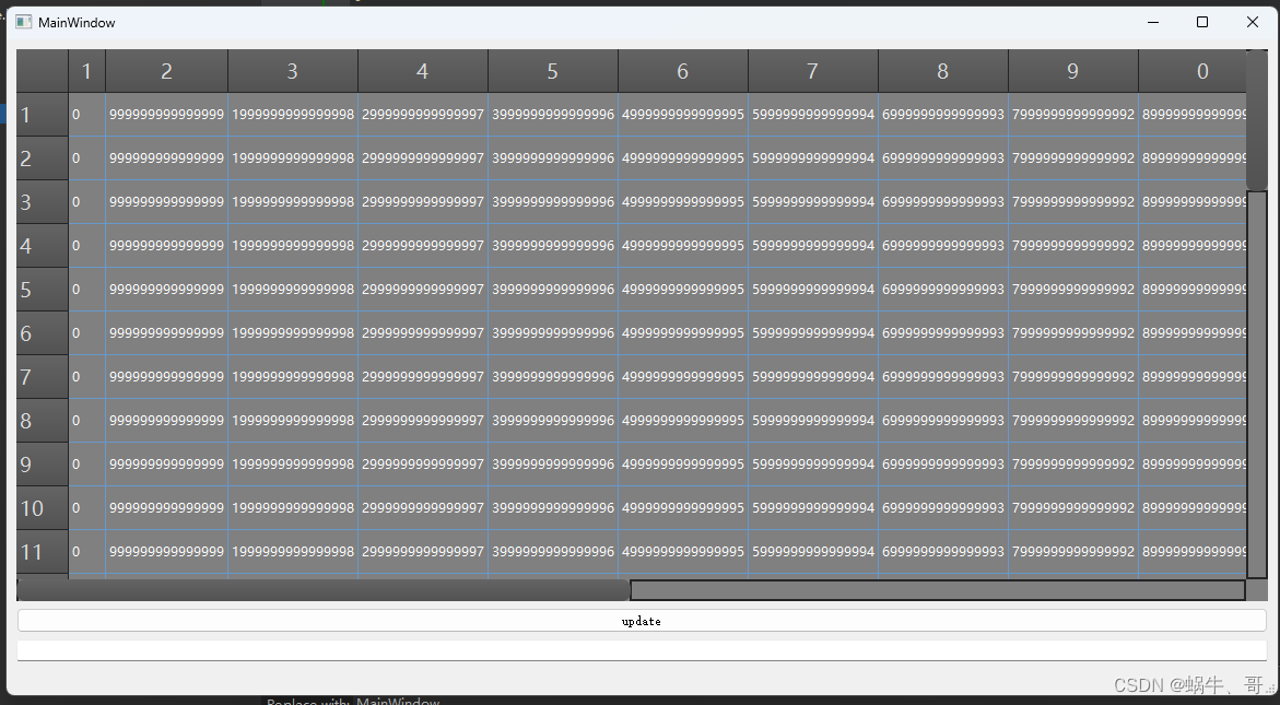 Qt QTableWidget示例_qtablewidget 上下箭头CSDN博客