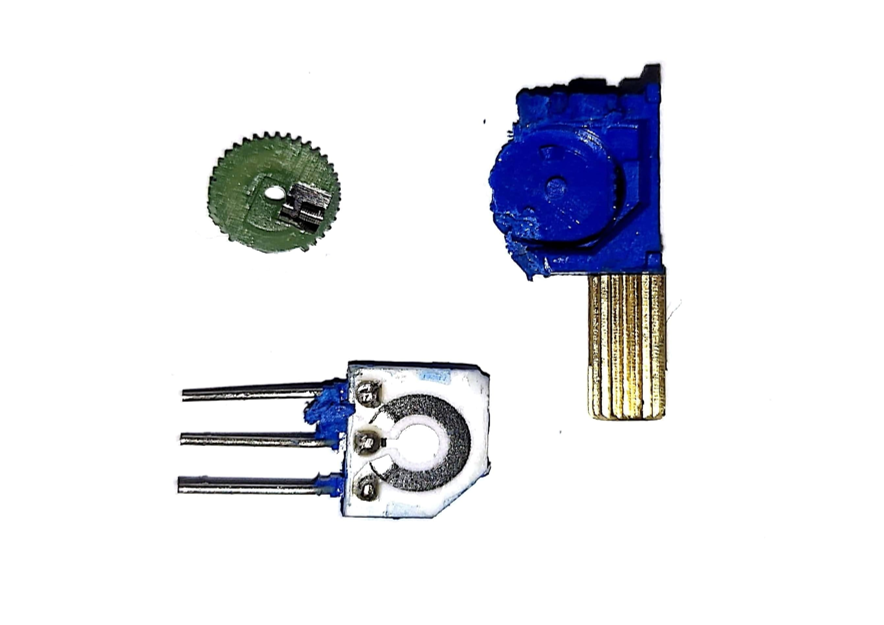 可调电位器/滑动变阻器拆解