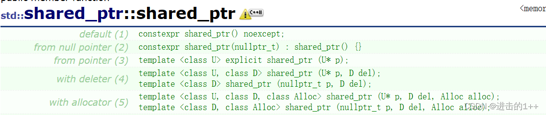 【1++的C++进阶】之智能指针