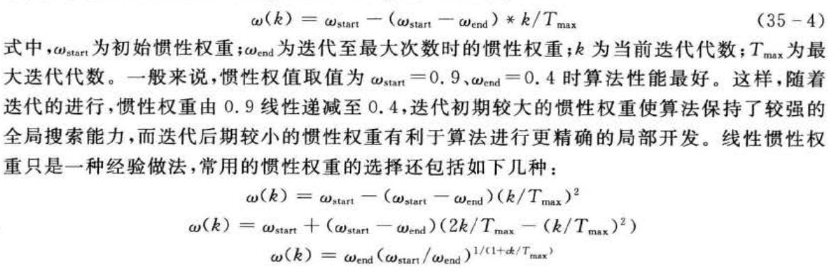 粒子群算法的基本原理和Matlab实现