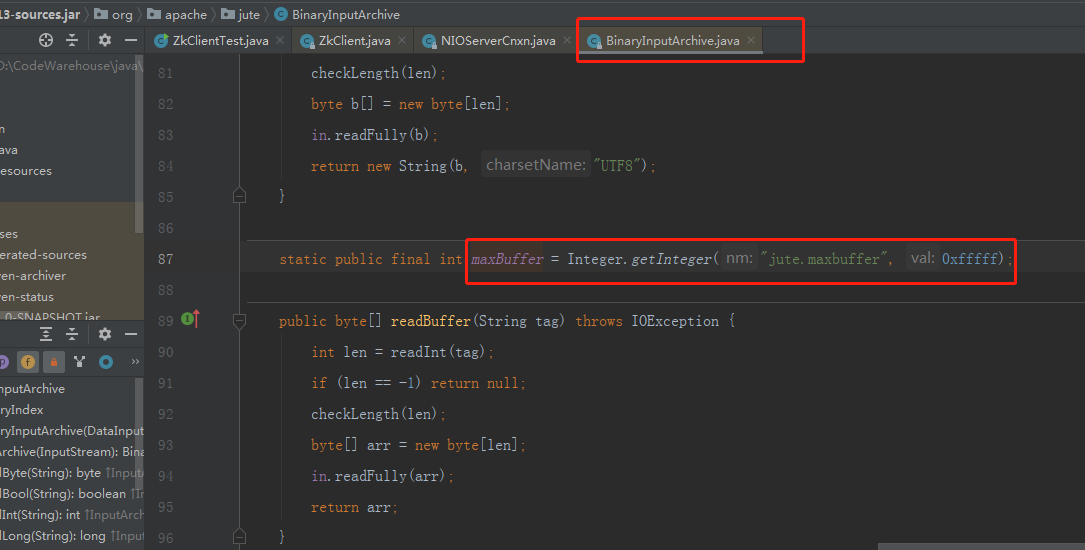 zookeeper连接报错问题记录java.io.IOException Broken pipe_packet len67108864 is