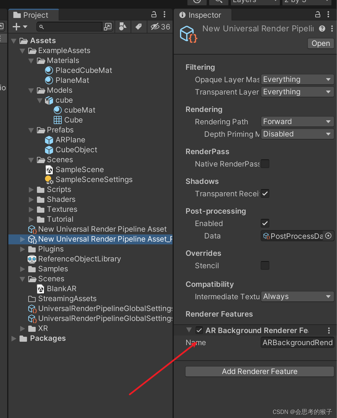 1.0 AR Foundation Remote远程调试URP设置打包_arfoundation remote插件CSDN博客