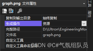 C# WPF编辑时显示图片，运行时不显示图片的解决方案