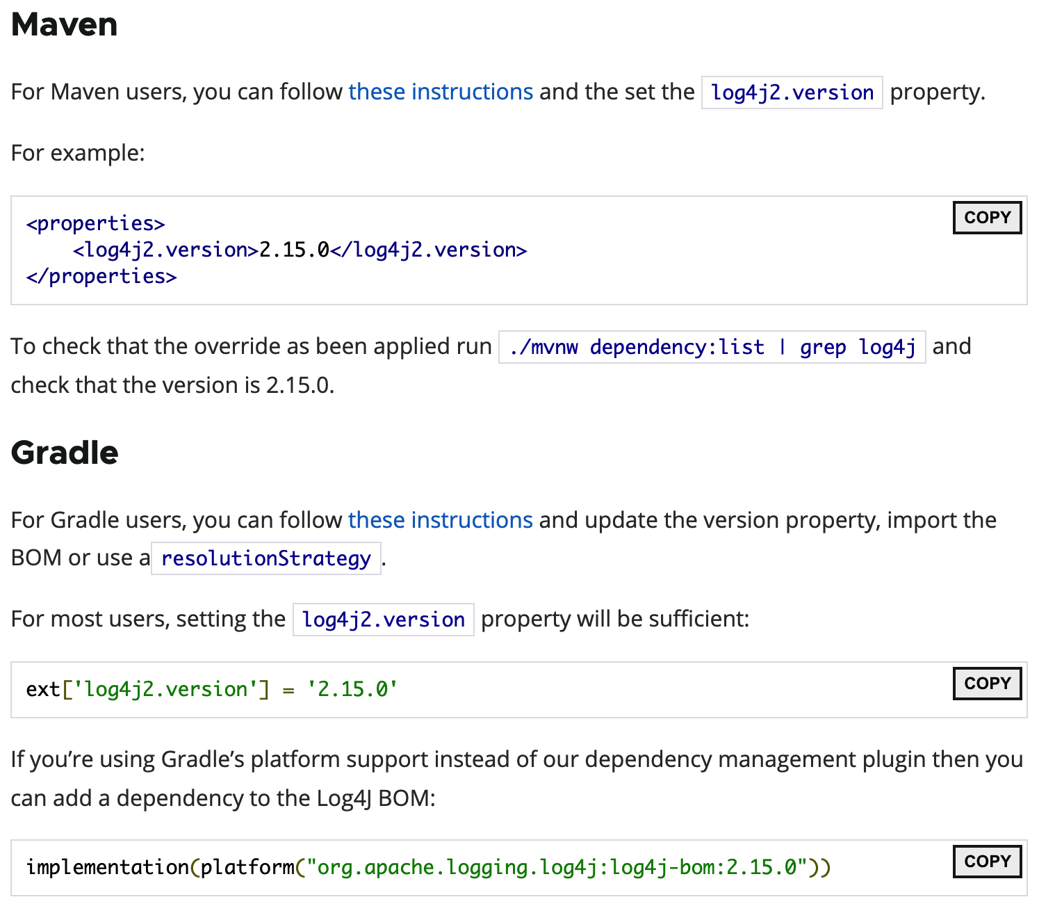 Spring boot2.x a code repair log4j vulnerability problem - Programmer ...