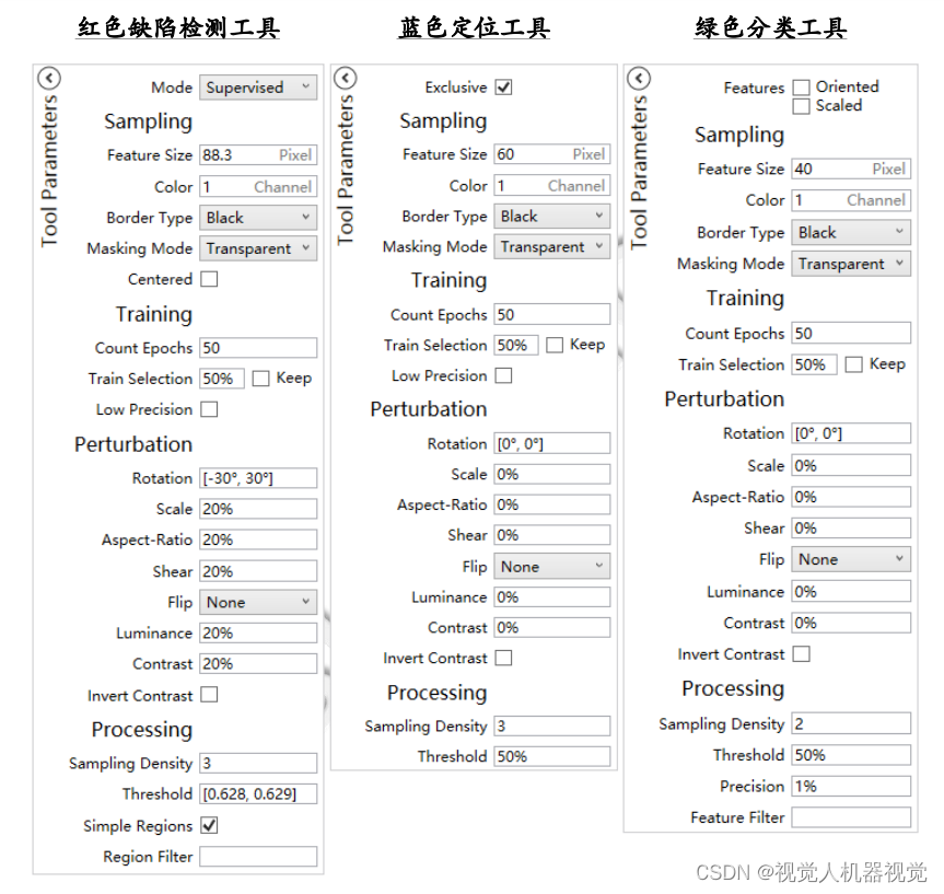 康耐视深度学习ViDi-Tool菜单介绍