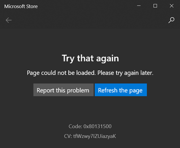 关于 微软商店无法加载页面 显示错误代码0x80131500的解决办法_代码: 0x80131500