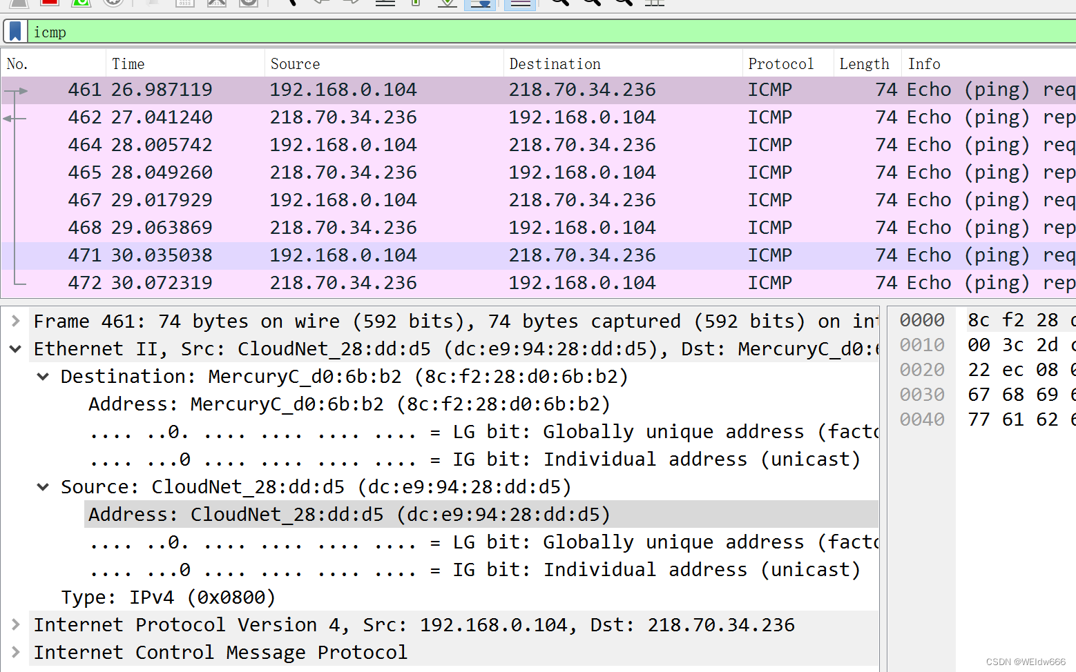 计算机网络实验_实验内容 1)按要求配置网络拓扑 2)观察集线器、交换机和路由器的处理arp和ip报文-CSDN博客