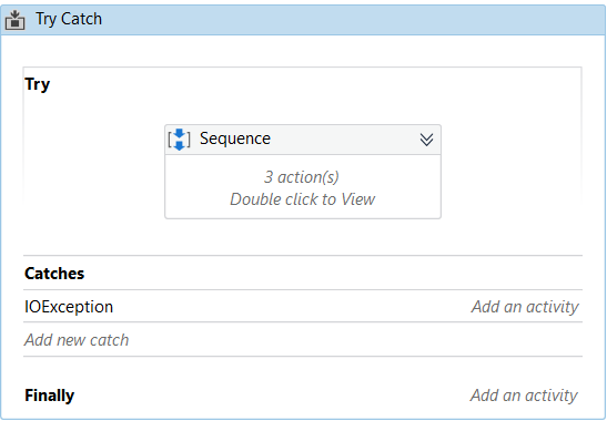 Uipath Try Catch 妙用-CSDN博客