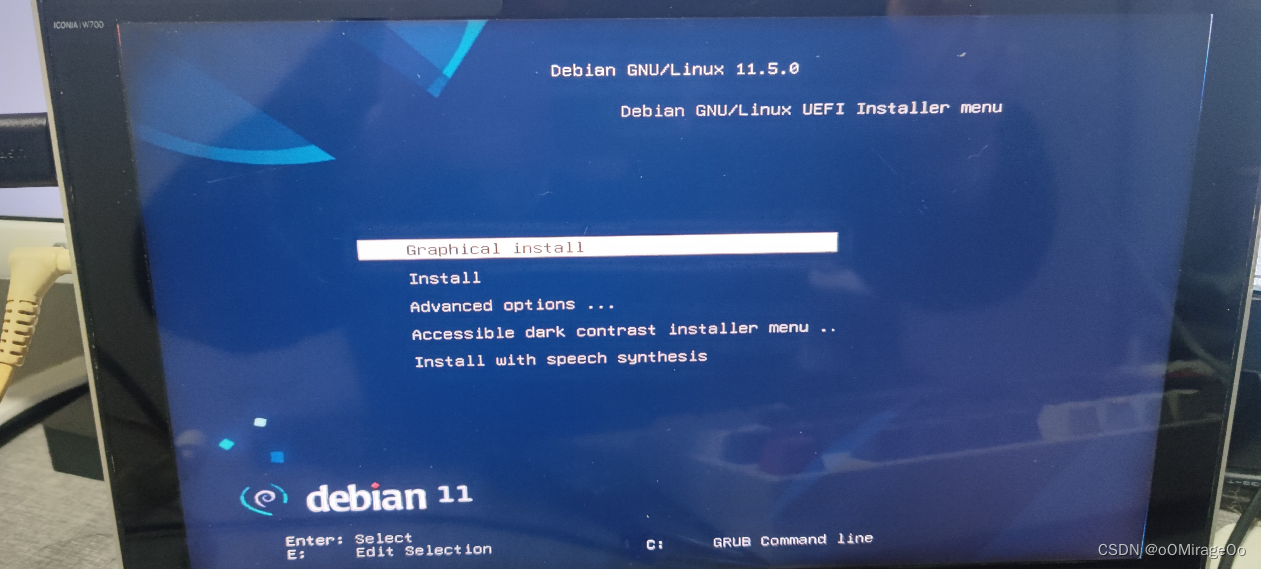Acer W700废物利用- 第一章 - 安装Linux系统Debian 11.5