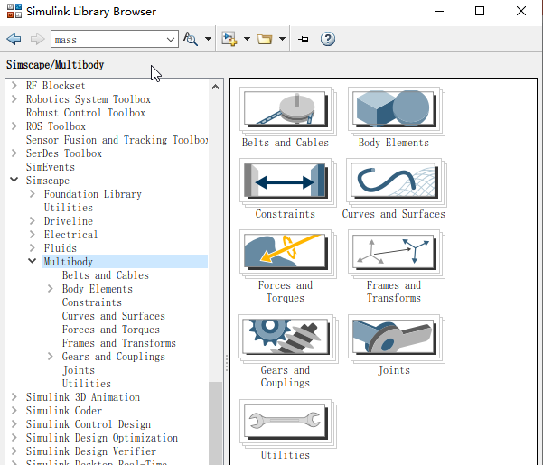 Simscape Multiboby学习笔记1——跟着官网学Multibody