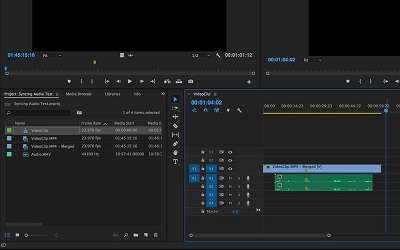 如何在PR中同步音频和视频