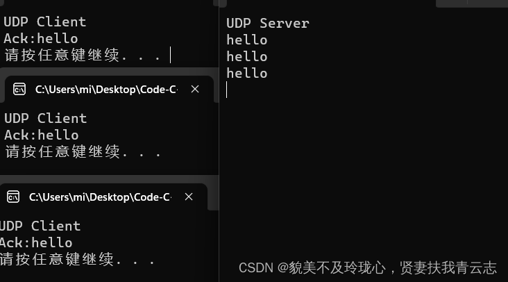 Day3：Windows网络编程-UDP