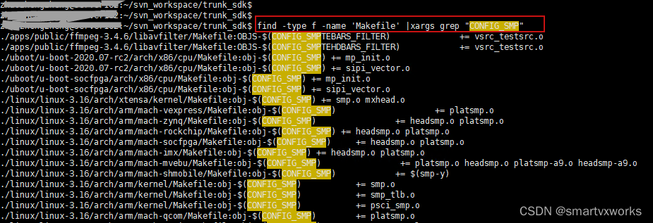 【Linux】shell中快速遍历所有文件下匹配的内容