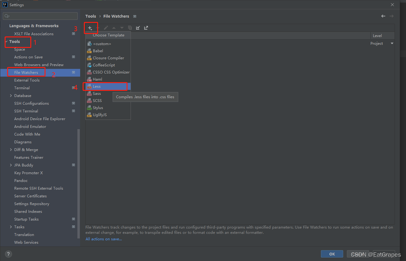IntelliJ IDEA 配file watchers-CSDN博客