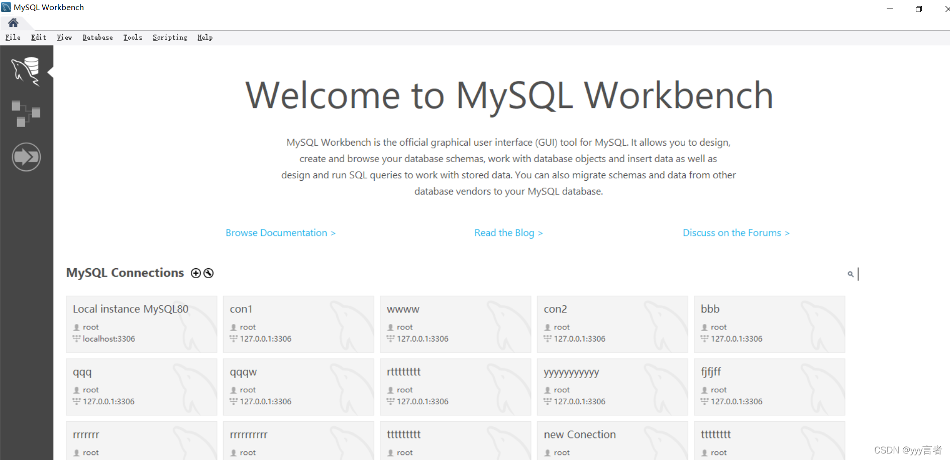 mysql的workbench下载和使用-CSDN博客