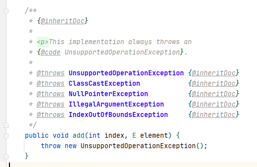 UnsupportedOperationException异常解析-CSDN博客