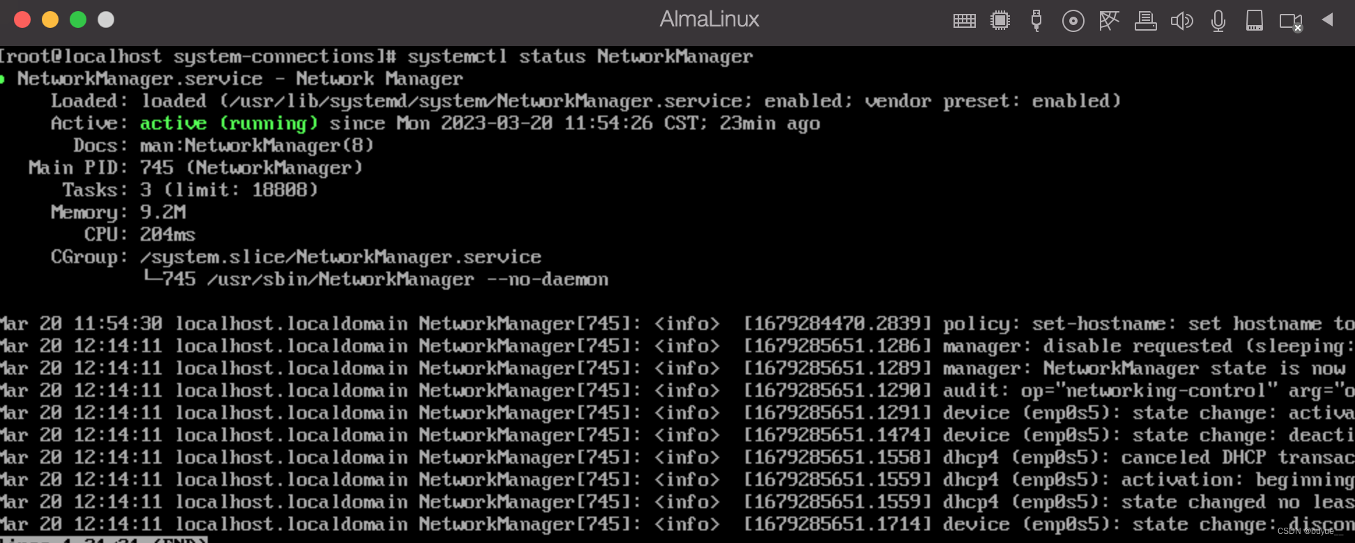 虚拟机使用AlmaLinux搭建LNMP