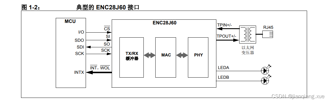 单片机 STM32 HAL 网络模块 ENC28J60