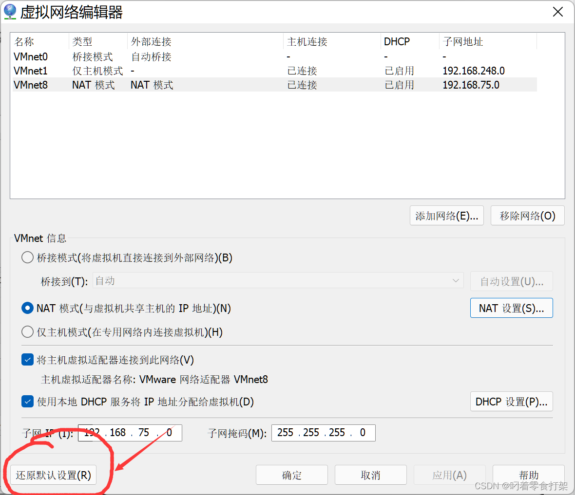 VMware Network Adapter network
