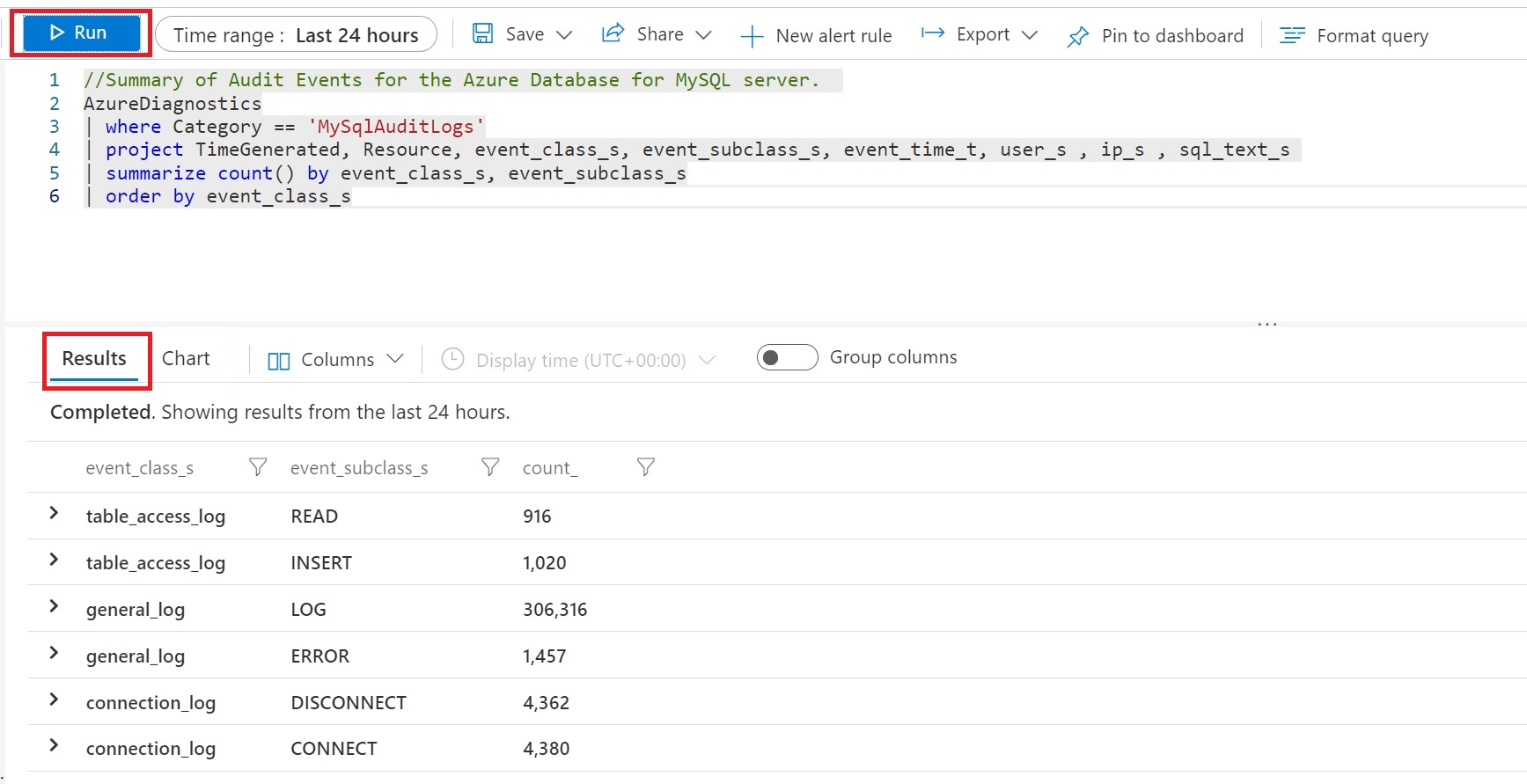 [ Azure - Database ] Azure Database for MySQL 配置Auditing并查看使用