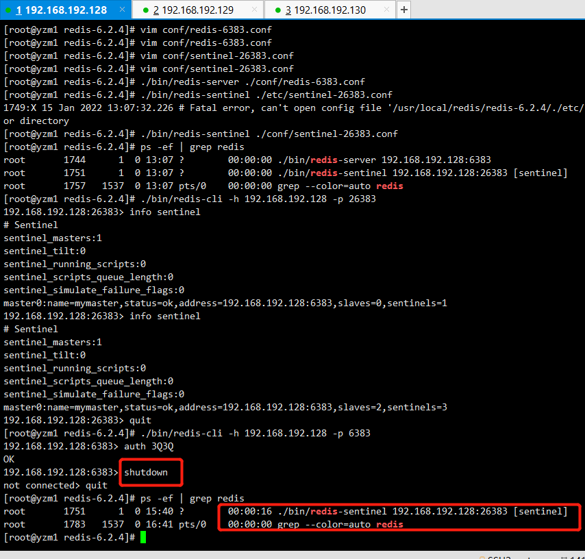 Redis之哨兵模式_redis sentinels=1CSDN博客