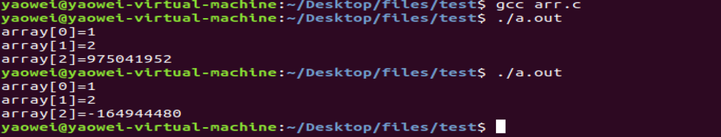C language array pointer and pointer array instance demonstration ...