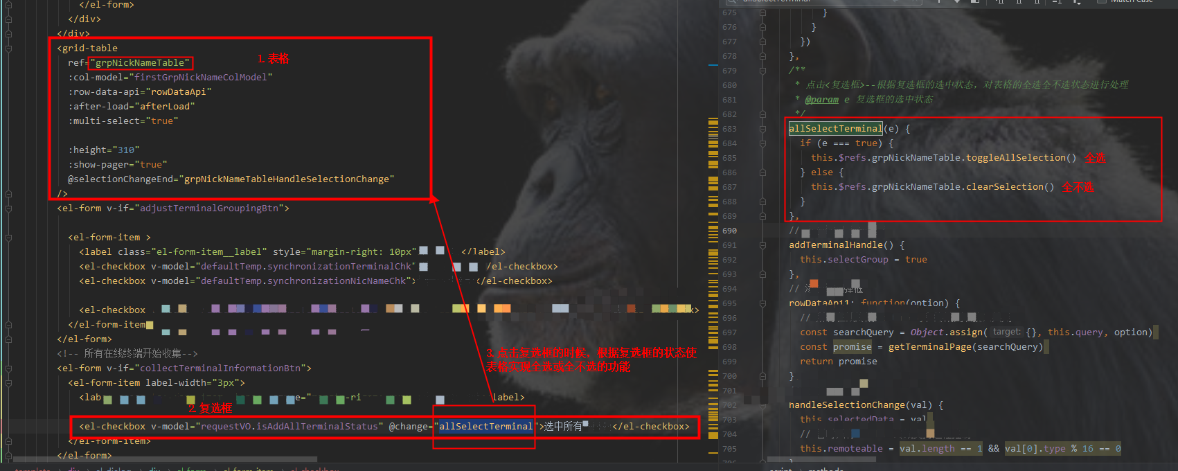 控制element-ui table表格的全选与全不选_el-table表格可控制复选框可点可不点吗-CSDN博客
