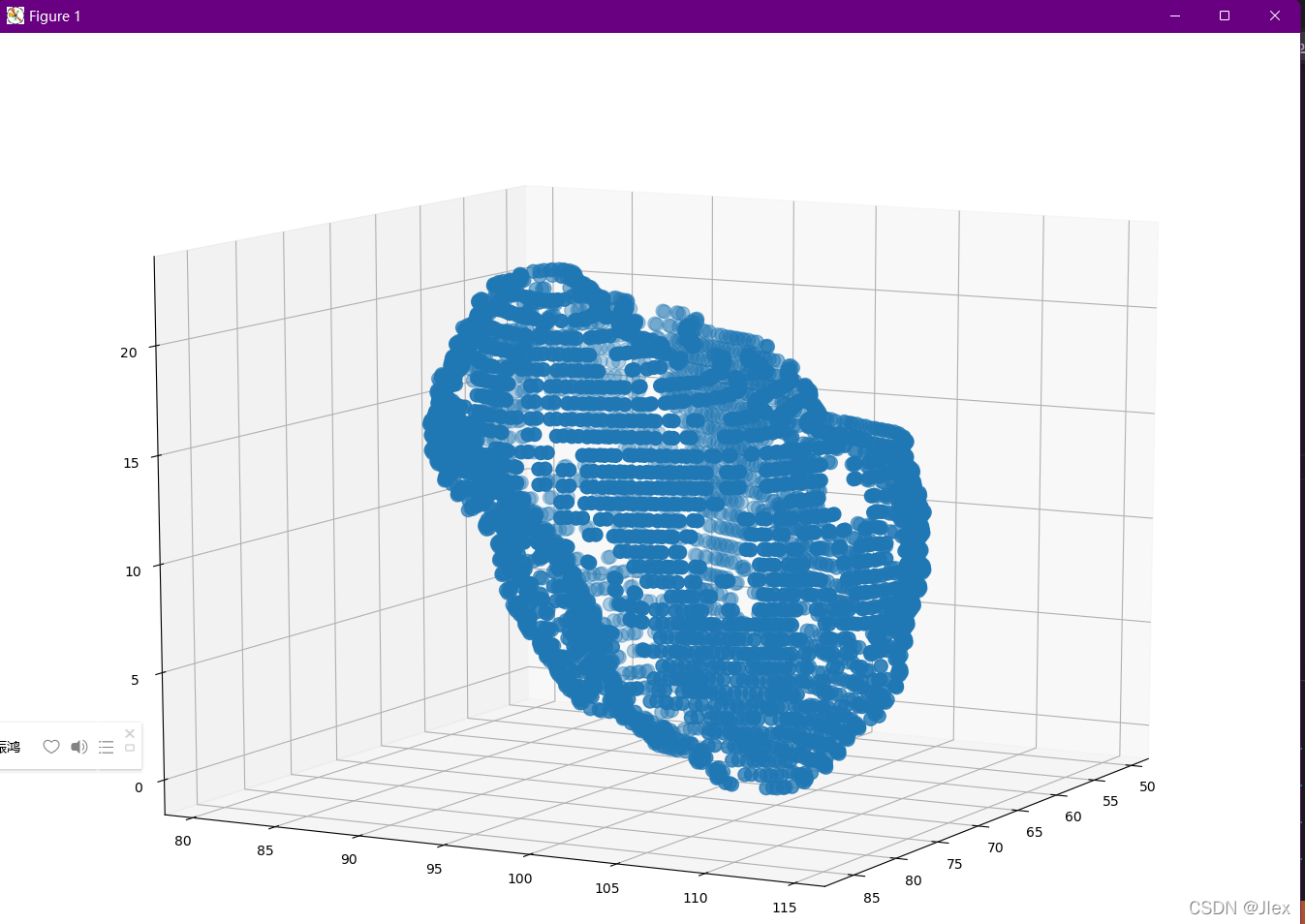 python绘制三维表面点云图|matplotlib|mayavi|pyqtgraph_python绘制山体形点云-CSDN博客