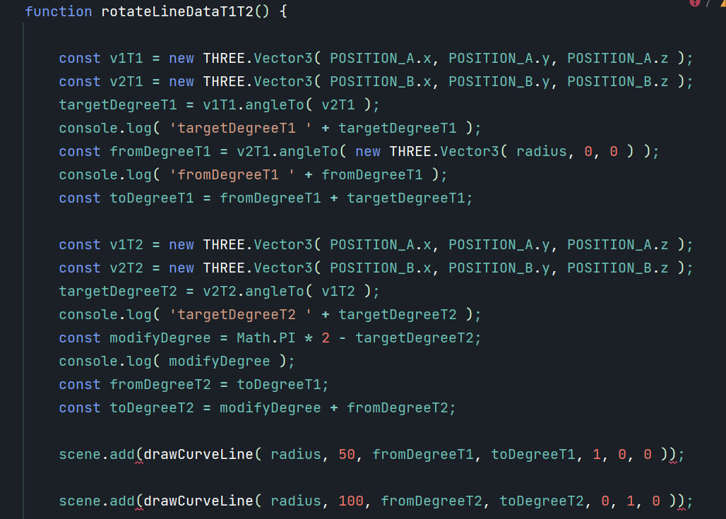Three 之 three.js （webgl）简单实现根据点绘制线/弧线(基于LineGeometry / Line2 ...