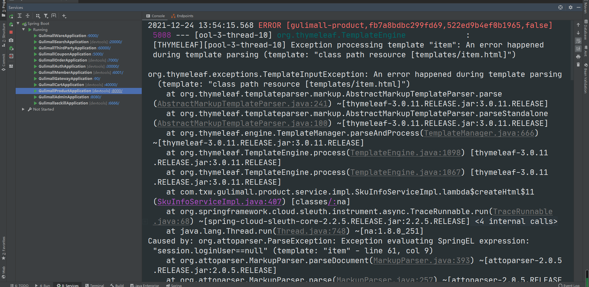 thymeleaf报session.loginUser==null_loginuser 为nullCSDN博客