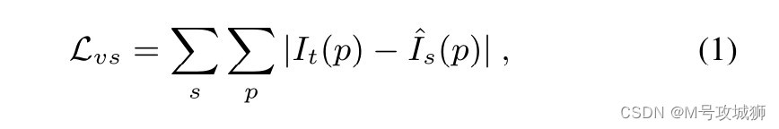 view synthesisobjective