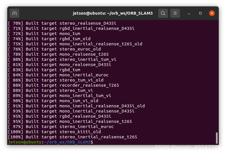 Jetson Orin NX + RealSensed455 + Ubuntu20.04部署orbslam3_d455 orbslam3
