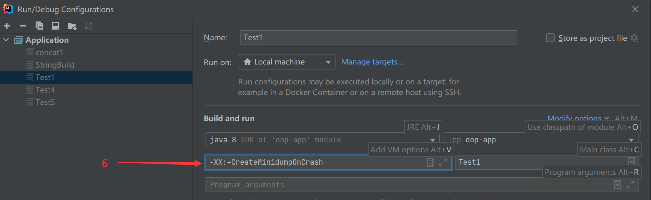 IDEA2021.3 中解决Failed to write core dump. Minidumps are not enabled by