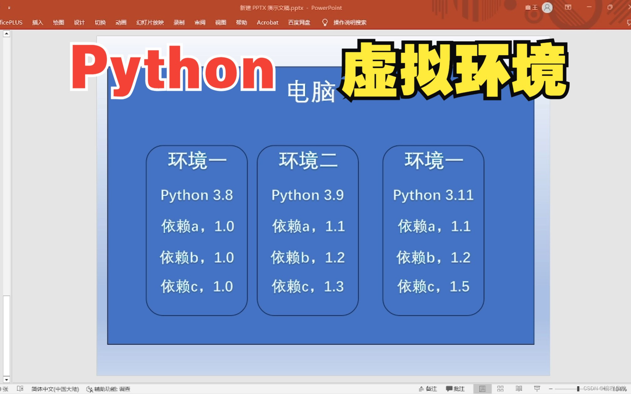 什么是Python虚拟环境？